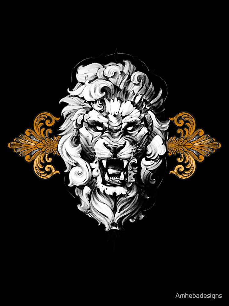 Angry Lion Oversized T-Shirt