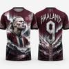 Maglia da Calcio Commemorativa Haaland da Uomo/Bambino - per Allenamento, Corsa e Tutti gli Sport