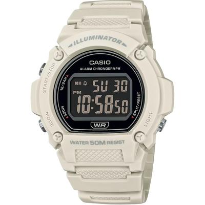 Standard Digital Watch W-219HC-8BV Men's Matte Ivory International Model [Parallel Import]
