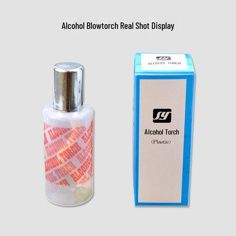 Dental Lab Alcohol Torch Burner for Technicians Plastic Alcohol Blowtorch