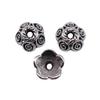 Textured Bead Cap Charms Dome Covers For Pearl And Gemscolor Jewelry Findings