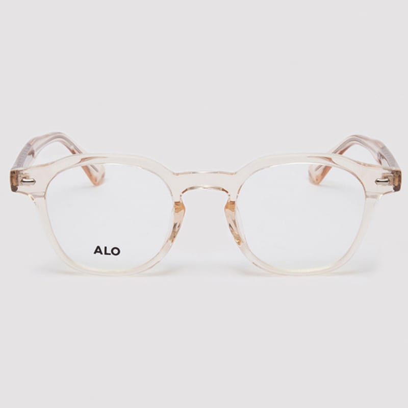 

aloeyewear [Essential] AL5507 2525G French Square Amber Glasses Frame with Blue Light Blocking Lenses Demo lens (basic inclusion)