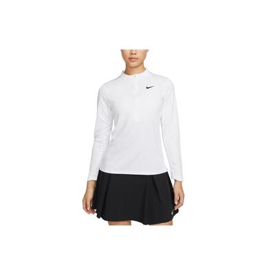 Dri-Fit Solid Logo Stehkragen Langarmjacke Damen Jacken Weiß DX1492-100