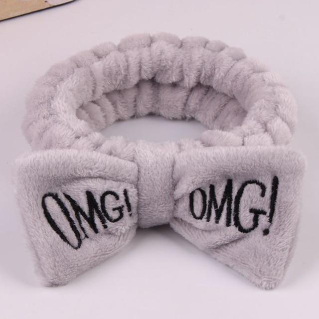 Beauty Hairbands OMG Letters Wash Face Headband Women's Bow Hairband Beauty Hairbands OMG Letters Wash Face Headband Women's Bow Hairband