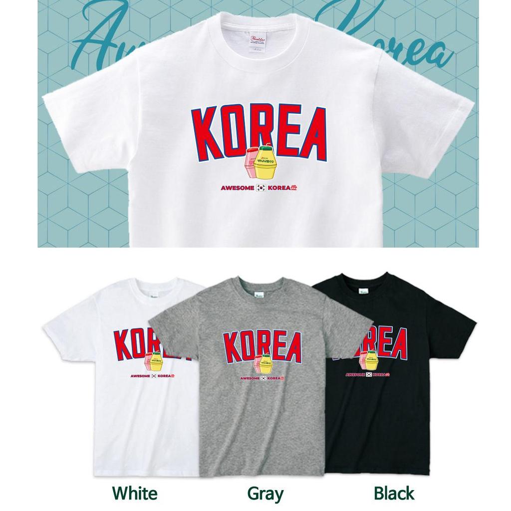 Tshirts Women Korea Tourism Memorial Printed Short Sleeve T Shirts Korea Fashion