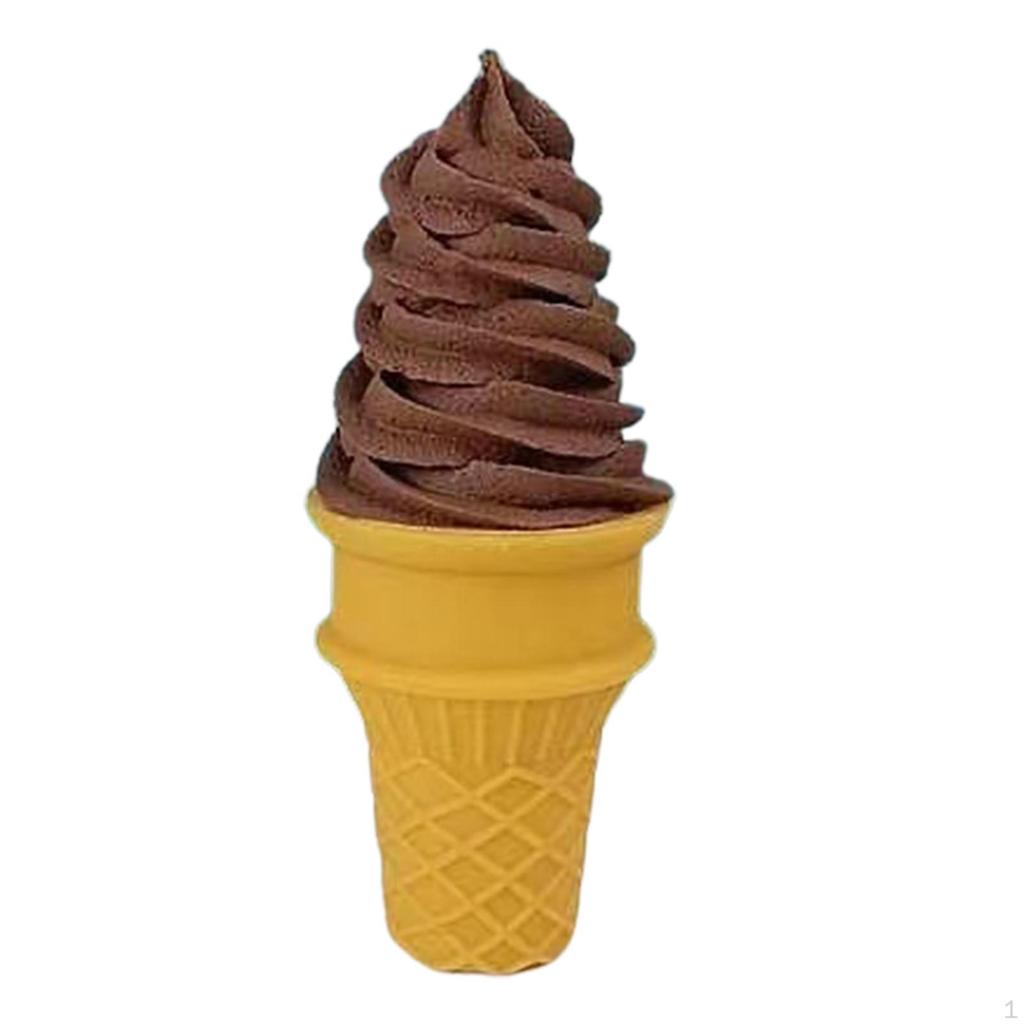 Artificial Ice Cream Cone for Display - Realistic Dessert Prop