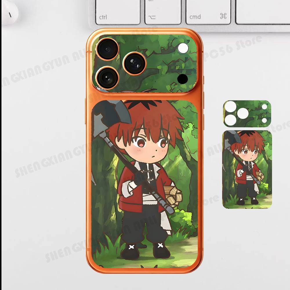 

Anime Figure S-Stark For IPhone 17 Pro ProMax Full Back Cover Decal Wrap Skin Rear Protective Sticker Film iPhone17pro