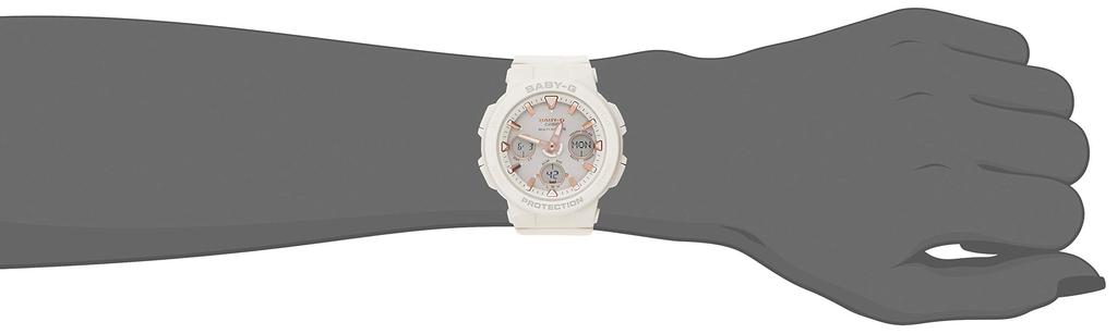 Watch BEACH TRAVELER Solar White [Casio] Baby-G Radio-Controlled BGA-2500-7AJF Women's