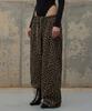ROCKCAKE Leopard Wide 2Way Jogger - Brown