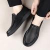 Summer Fashion Men'S Leisure Business Breathable Soft Punching Genuine Leather Shoes Brand New Men'S Comfortable Hollow Sandals