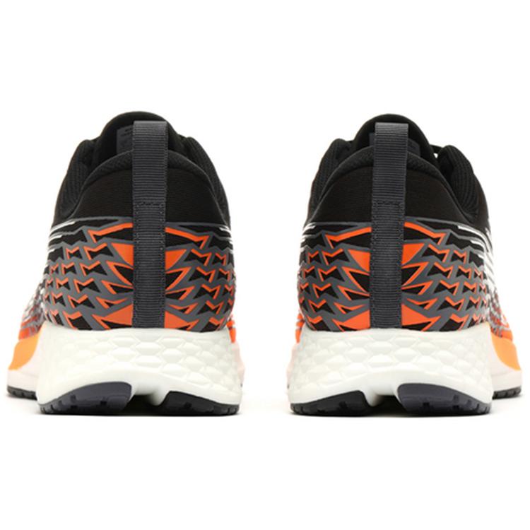 Li Ning Red Hare 4 Dämpfung Rutschfest Abriebfest Niedrig geschnittene Laufschuhe Herren Schwarz Orange ARBP037-3