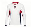 2026 American round neck football long sleeved breathable quick drying fashion versatile for both men and women outdoor sports