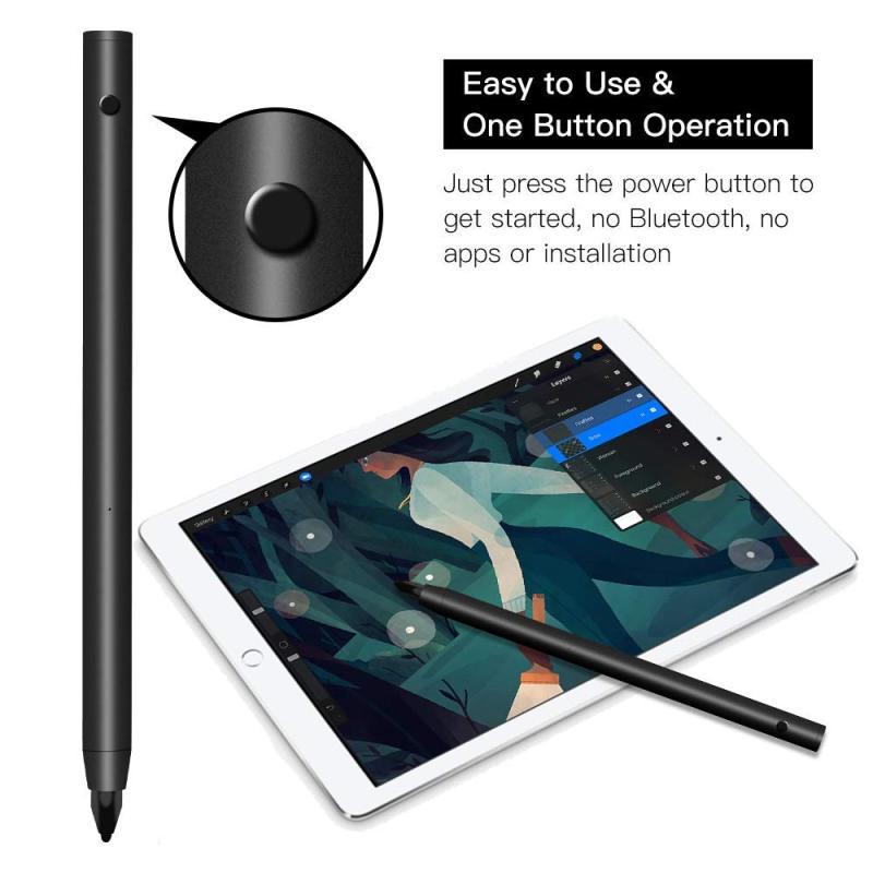 Buy Active Stylus Pen Adjustable Fine Tip Stylus for iPad/iPhone ...