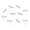 10 Pcs Eyelash Length Measuring Ruler Portable Eyebrow Soft Plastic Ruler Makeup Tool Eyelash Extension Growth Accessory