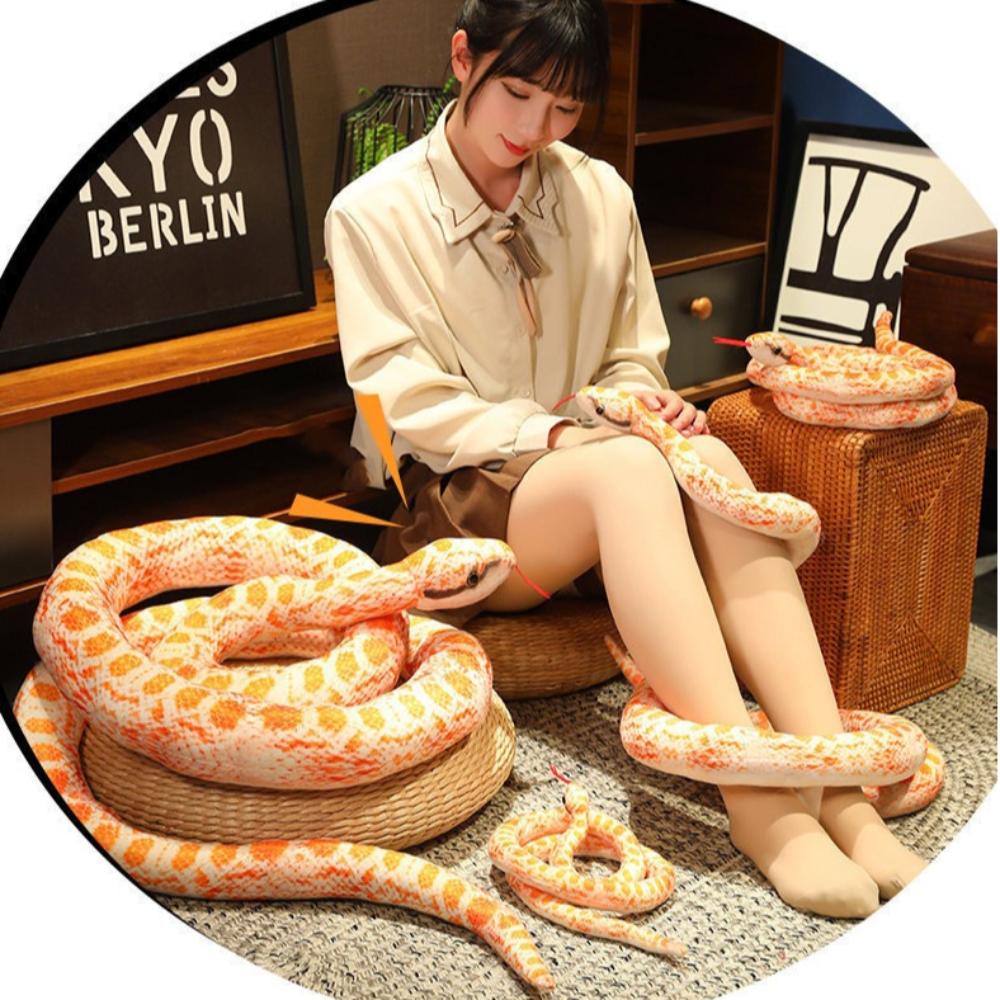 Simulation Artificial  Python Plush Toy 110/160cm Long Snake Imitation Doll Reptile  Home Decor