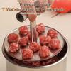 Máquina para hacer albóndigas de acero inoxidable, 6/12 bolas, manual, para cocina, extruida, herramienta fácil de limpiar