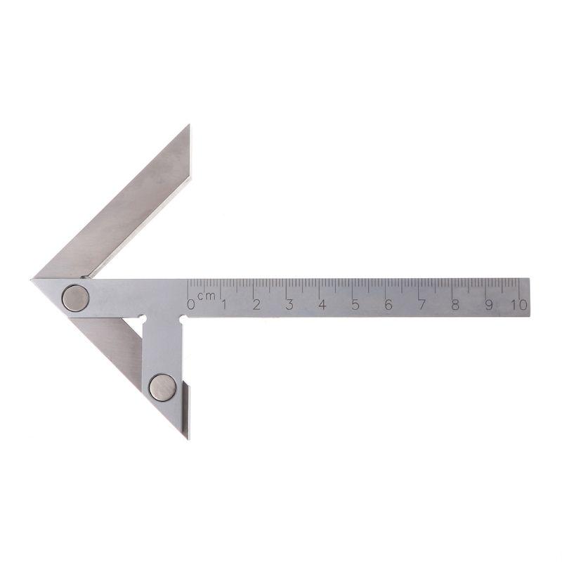 Centering Square Angle Gaging Protractor Tool 100x70mm Angle Ruler Center Finder 1