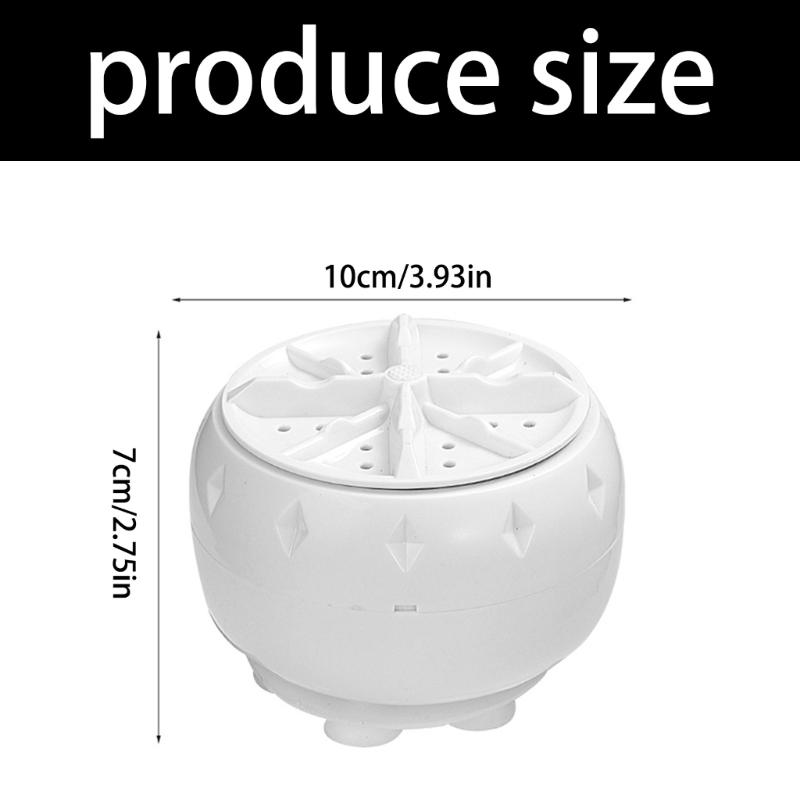 Powerful Dishwasher Portable Electric Cleaning Device ABS Texture Clothing Washing Machine for Travel Kitchen Home Use