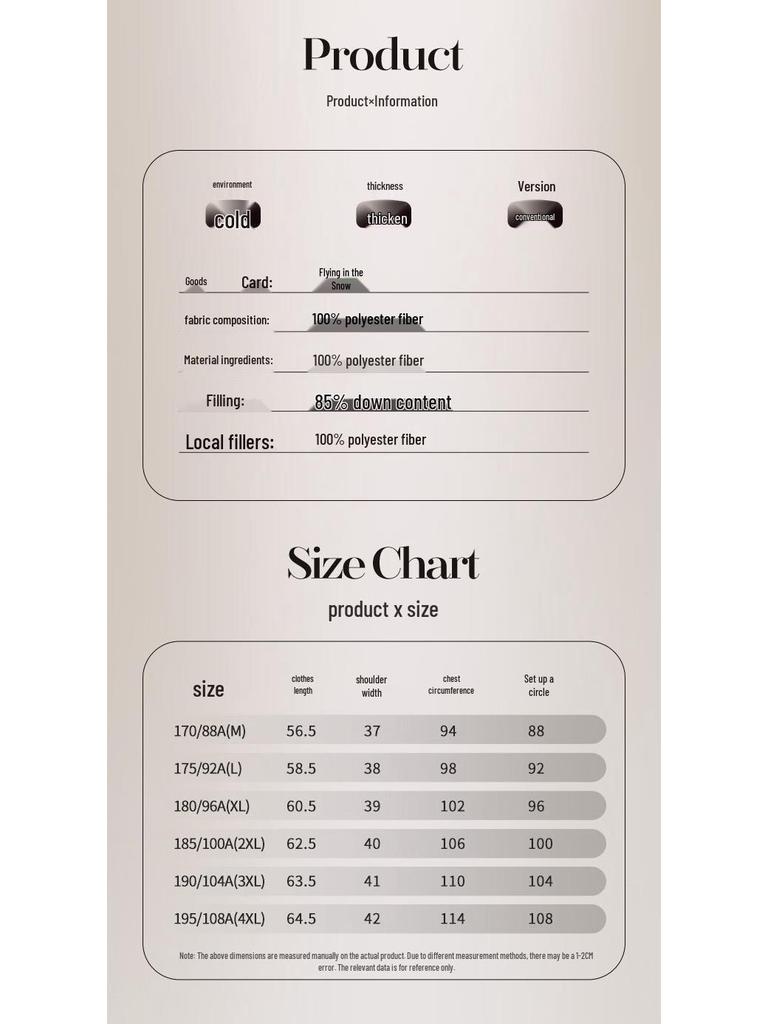 Xue Zhong Fei Herren Mittleren Alters/Ältere Leichte Entendaunenweste