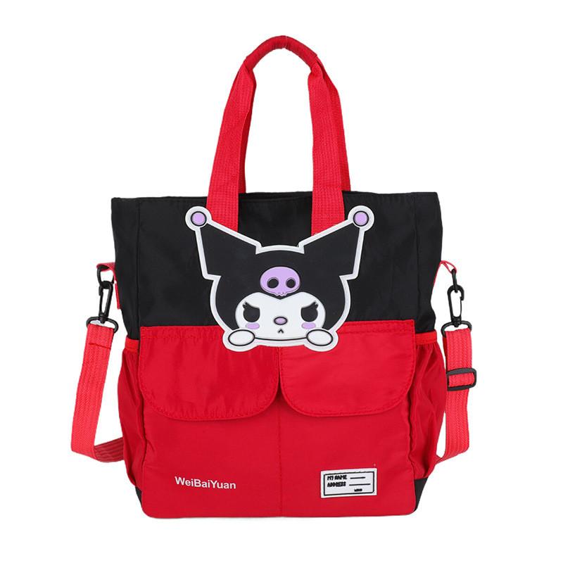 Lilo Stitch Kids Cartoon School Bag With Lightweight Nylon And Expandable Capacity For Elementary Students