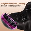 Portable Wireless Electric Straightening Comb Rechargeable Hair Straightener Brush Fast Heating Comb for Hair Smooth Styling