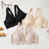 Sexy Women Lingerie Bras Seamless Simple Push Up Bra Front Button Bra Women Underwear Buckle Female Small Chest Bra Underwire