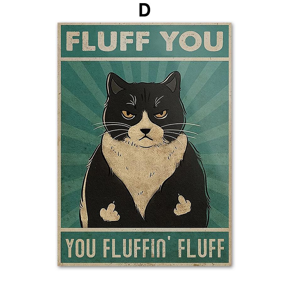 Vintage Coffee Toilet Paper Cat Bar Club Posters And Pints Nordic Wall Art Canvas Painting Abstract Pictures For Bathroom Decor