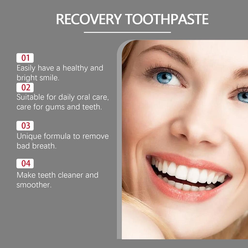 Whitening Toothpaste For Daily Use - Gentle Stain Removal & Enamel Care, Fresh Breath Toothpaste For Sensitive Teeth