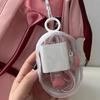 2/4pcs PVC Round Transparent Cosmetic Bag Jewelry Storage Bag Portable Data Cable Earphone Coin Charger Storage Bag