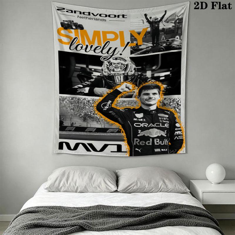 VER Race Maestro Wall Tapestry Aesthetic Wall Hanging Printed Fabric Blanket Decorative Tapestries for Bedroom Living Room Home Decor