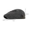 Forward Hat Men's Spring Summer British Vintage Peaked Cap Letter Embroidered Beret Sun Hat Newsboy Hat