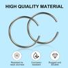 68146592AA Front Axle Carrier Snap Ring Replacement C Clip Retaining Ring, for 2012-2017 Dodge Ram 1500, Retaining Ring Circlip (Pack of 2)