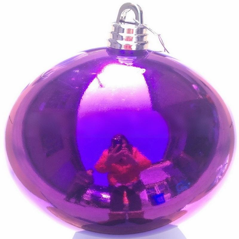Luxury Colorful Plastic 40CM Large Christmas Ball & Tree Ornaments Pendant Round Christmas Decorations Balls