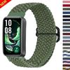 Nylon Elastic Loop Strap For Huawei Band 7/8/9/10 Sports Braided Wristband Breathable Comfortable For Huawei Band 10/9/8/7 Belt