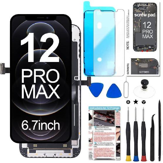 for iPhone XR Screen Replacement 6.1 inch,LCD Display Touch Screen Digitizer Assembly with Repair Tools, Compatible with Model A1984, A2105, A2106,