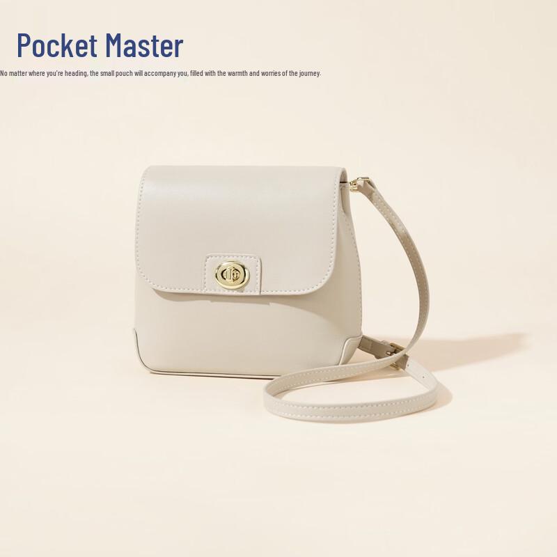 Dou Xiaozhu Retro Genuine Leather Shoulder Crossbody Bag