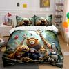 Lion, Giraffe, Penguins Pattern. Bedding Sets Duvet Cover Sets Duvet Covers Pillowcases(1 * Duvet Cover 2 * Pillowcases Without Duvet Insert)