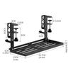 Space Saving Desk Edges Mount with Clamp Cable Management Organizers Builts In Storage Tray For Office Home Study Room