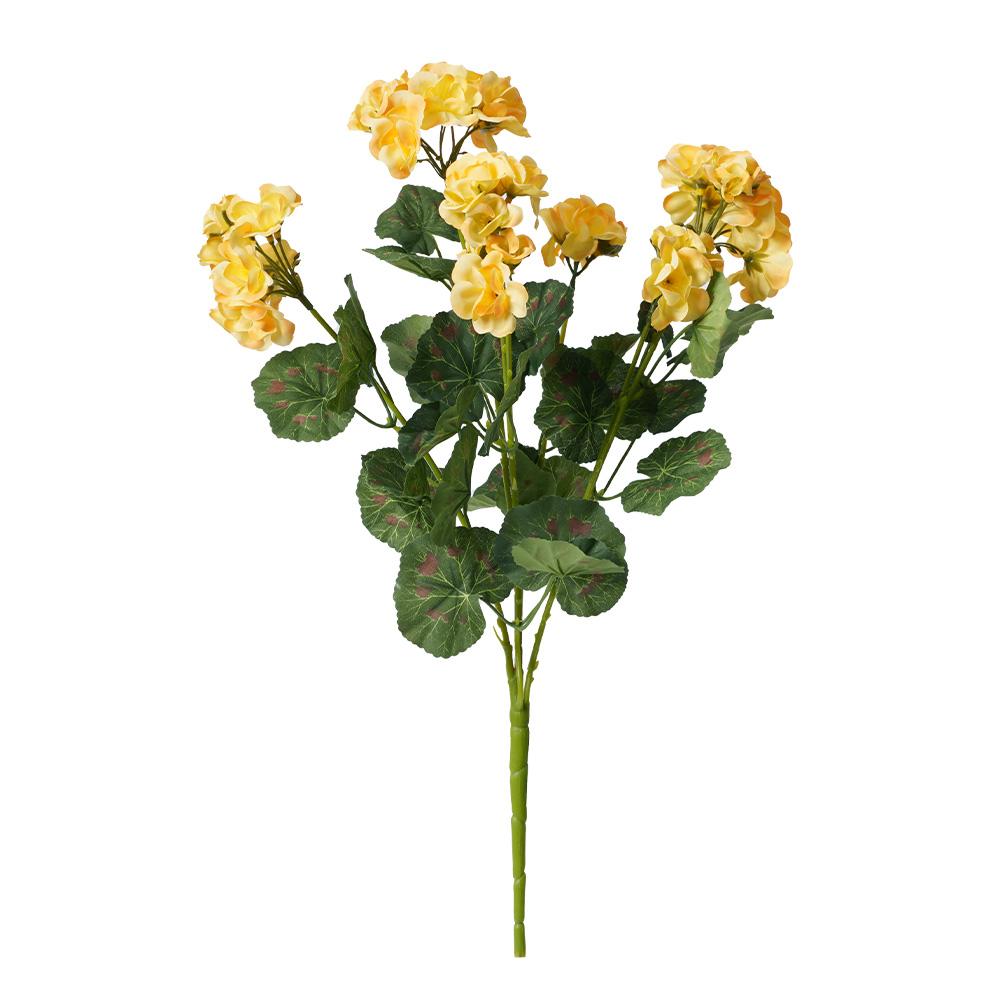 New Product Ideas Artificial Geranium Flowers Silk Floral Ornaments Home Living Room Wedding Decor
