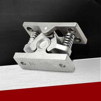 Stainless Steel Door Stopper Lock Universal Double Roller Catch  Spring Loaded Door