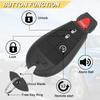 Key Fob Replacement for 2013- Dodge Ram 1500/13-18 Ram 2500 3500 4500 5500 Car Keyless Entry Remote Control,GQ4-53T,4 Buttons