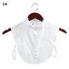 Women Men Lace Cotton Shirt Fake Collar Clothes Accessories Lapel Blouse Top False Tie