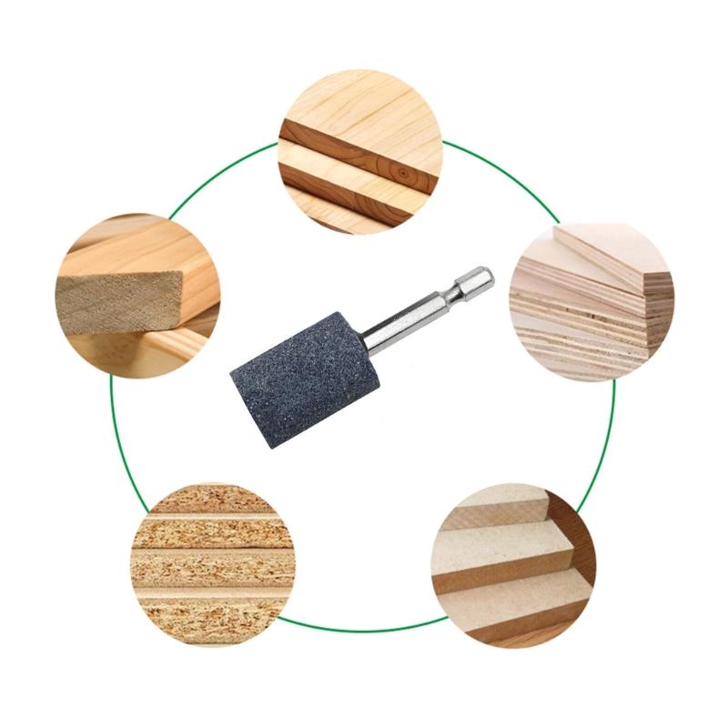 10PCS Grinding Point Hexagonal Shank Suitable for Pneumatic Tool High Hardness Abrasive Accessories Multiple Grit Option