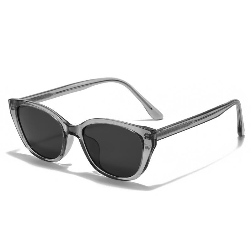 European and American new cat eye pin sunglasses women's YK light luxury polarized sunglasses anti-ultraviolet versatile glasses tide