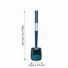 42*10cm Wall-mounted Liquid Adding Silicone Toilet Brush  Household Toilet Daily Stain Cleaning