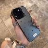 Black Dot Bow Label Phone Case For iPhone 17 16 Pro Max 15 14 13 12 11 XS X XR 7 8 Plus 16E 17 Air Shockproof Bumper Cases Cover