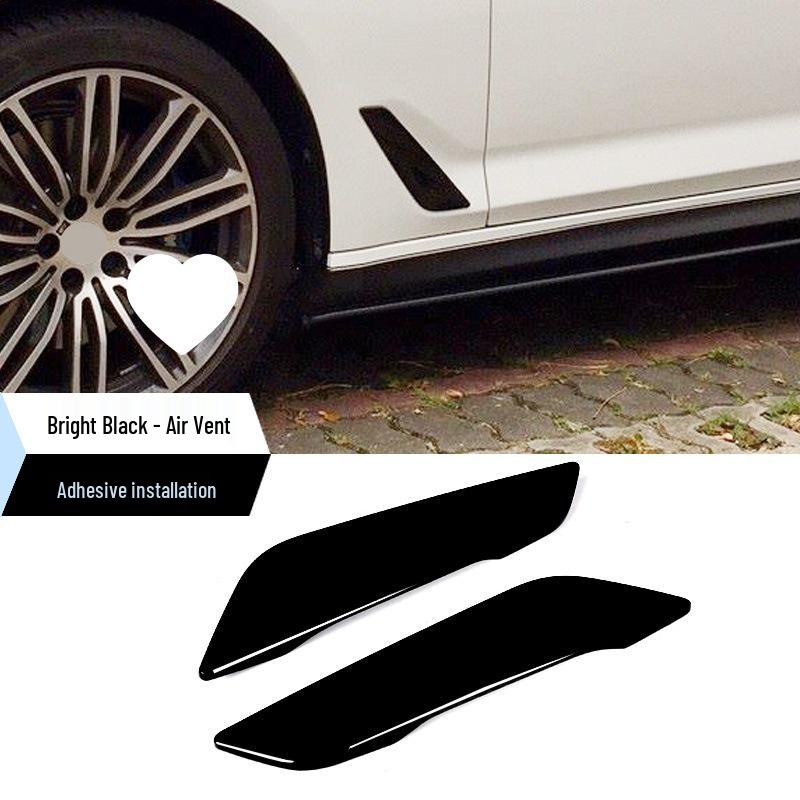 Compatible BMW New 5 Series Front & Rear Lip Kit (525/530Li) - Black Warrior MP Modification Kit.