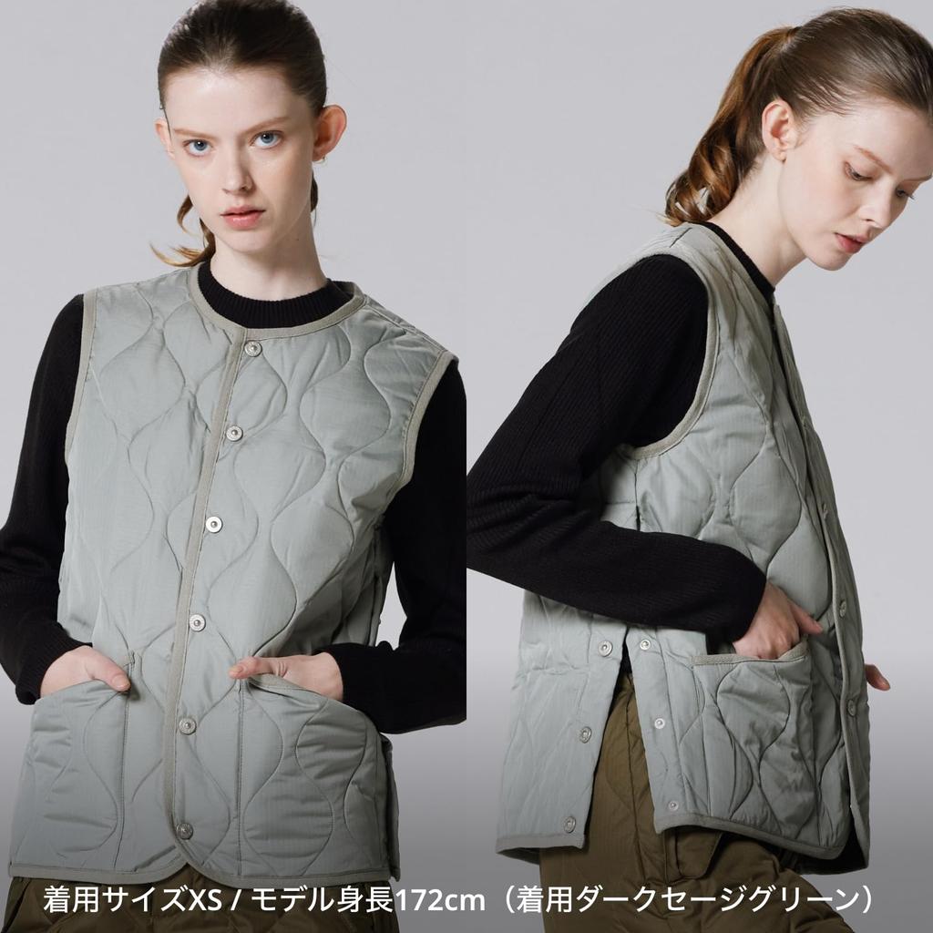 Taion Down Vest Black 004B2ML-1