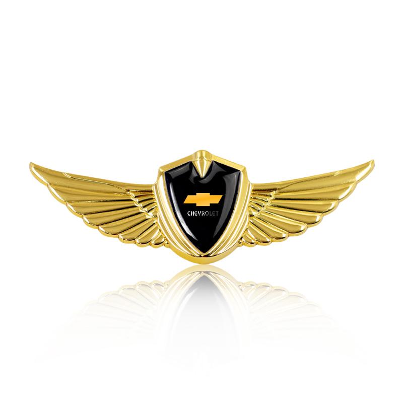 Hot 3D Wings Metal Shield Logo Metal Sticker Decorate Car For Chevrolet Colorado