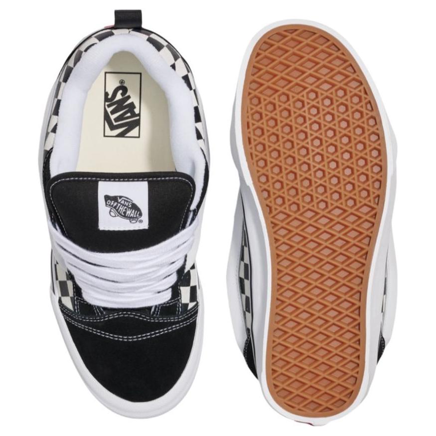 Vans Knu-Skool Checkerboard - Black White Unisex Sneakers VN000D22BPB